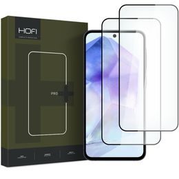 Hofi Pro+ Folie de sticlă securizată, Samsung Galaxy A35 / A55 5G, 2 buc, negru