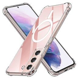 Husa transparentă Techsuit Shockproof MagSafe, Samsung Galaxy S21 Plus 5G