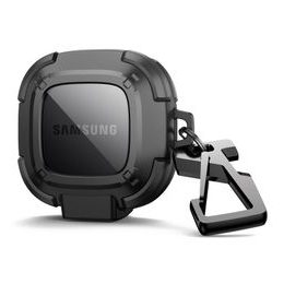 Dexnor ανθεκτική θήκη, Samsung Galaxy Buds FE (2023) / Buds 2 Pro (2022) / Buds 2 (2021) / BudsPro (2021) / BudsLive (2020), μαύρη