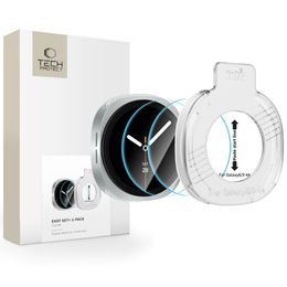 Samsung Galaxy Watch 8 / 9 (44 mm) kaitseklaas – Tech-Protect Easy Set+ paigaldusraamiga karastatud klaas 2 tk