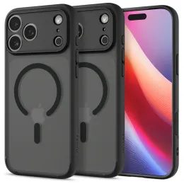 Spigen Ultra Hybrid Mag με MagSafe, iPhone 17 Pro, frost black