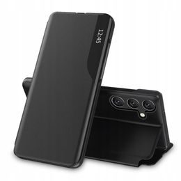 Eco Leather View Case, Samsung Galaxy A14 5G, černé