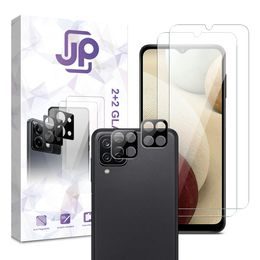 Πακέτο JP Combo, Σετ 2 προστατευτικών γυαλιών και 2 καλυμμάτων φακού, Samsung Galaxy A12
