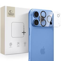 Tech-Protect Cam Fit+, sklíčko pro čočku fotoaparátu, iPhone 18 Pro, průhledné