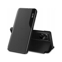 Eco Leather View Case, Realme C51 / C53, negru