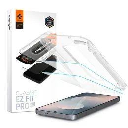 Spigen Glas.TR EZ Fit Pro applikátorral, 2 darab, Edzett üveg, Samsung Galaxy S25 FE