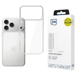 iPhone 17 Pro Max / iPhone 18 Pro Max vāciņš – 3mk Clear Case caurspīdīgs