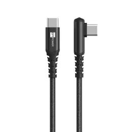 ER POWER Simple Woodpecker USB-C - USB-C kábel, PD 100W, 1,5m, fekete