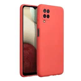 Forcell Silicone Lite, Samsung Galaxy A12, czerwony
