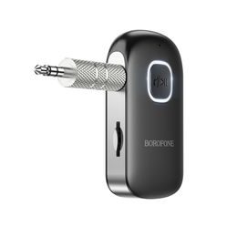 Borofone FM oddajnik BC42, MP3, Bluetooth, MicroSD, Jack 3,5 mm izhod, črn