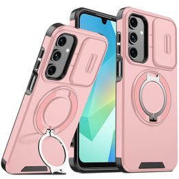 Camslide Stand obal, Samsung Galaxy A16, růžový