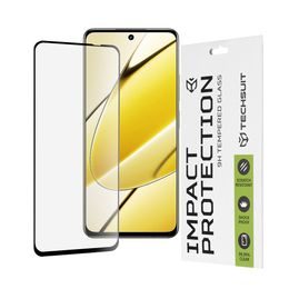 Techsuit 111D Edzett üveg, Realme 11 5G, fekete