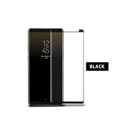 Folie de sticlă securizată 5D pentru Samsung Galaxy Note 8, neagră