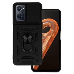 Slide Camera Tok Case obal, Realme 9i, Fekete