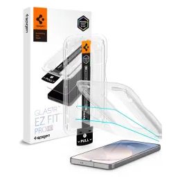 Spigen Glas.TR EZ Fit Pro με εφαρμογέα, 2 τεμάχια, Σκληρυμένο γυαλί, Samsung Galaxy S26 FE, διάφανο