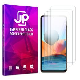 JP hosszú csomag edzett üveg, 3 szemüveg telefonhoz, Xiaomi Redmi Note 10 Pro
