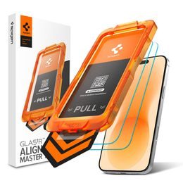 Spigen Glas.tR AlignMaster S Panzerglas für iPhone 17 Pro Max / 18 Pro Max - Gehärtetes Displayschutzglas - 2 Stück