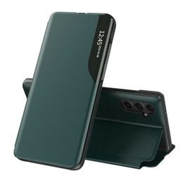Eco Leather View Case, Samsung Galaxy S25 Plus, zelena