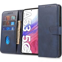 Wallet Nexeri Samsung Galaxy A53 5G, modra torbica