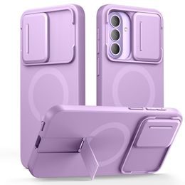 Tech-Protect Kevlar Aura MagSafe maska, Samsung Galaxy A57, ljubičasta