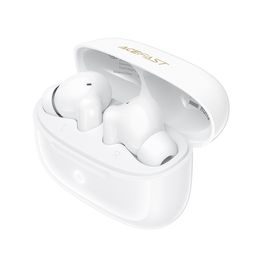 Acefast W7 Kabellose Bluetooth Kopfhörer - True Wireless In-Ear Ohrhörer mit AI ENC Geräuschunterdrückung und Gaming Modus - Weiß