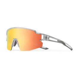 Rockbros Dziecięce polaryzacyjne okulary rowerowe UV, szare