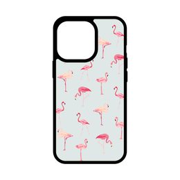 Momanio maska, iPhone 13 Pro Max, flamingosi