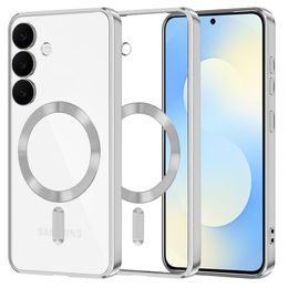 Techsuit Luxury Crystal MagSafe, Samsung Galaxy S25 FE, сребрист