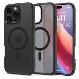 Spigen Ultra Hybrid Mag z MagSafe, iPhone 16 Pro, mroźna czerń