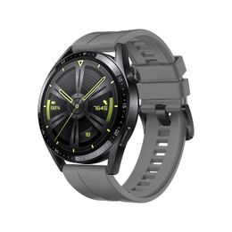 Strap One silikonski remen za Huawei Watch GT 3 46 mm, siva