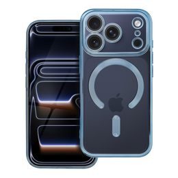 iPhone 17 Pro / 18 Pro dėklas – Electro Mag Cover MagSafe – mėlyna