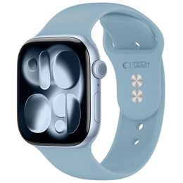 Tech-Protect Silicone kellarihm Apple Watch 8 / 9 / 10 / 11 / 12 / SE / Ultra (44 / 45 / 46 / 49 mm) – teksasinine
