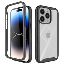 Techsuit Defense360 Pro + Ochranná fólie, iPhone 14 Pro, černý