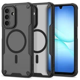 Tech-Protect Rugged Shield MagSafe Schutzhülle für Samsung Galaxy A17 / A18 / A26 - Hybrid Case mit Stoßschutz - Matt Schwarz