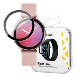 Folie de sticlă securizată hibrid Wozinsky Watch Glass, Samsung Galaxy Watch Active 2 40 mm, neagră