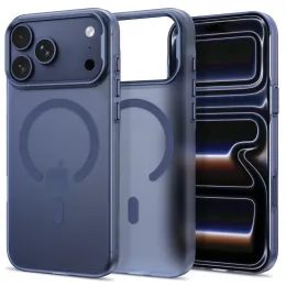 Tech-Protect MagZero MagSafe Case für iPhone 17 Pro Max / 18 Pro Max - Ultradünne Schutzhülle mit Metallrahmen - Mattblau