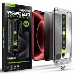 iPhone 18 Pro Max kaitseklaas – Techsuit TitanGlass Privacy privaatsusklaas