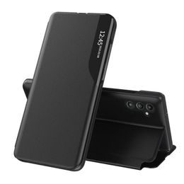 Eco Leather View Case, Samsung Galaxy A14 4G / A14 5G, černé