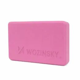 Wozinsky WKDJ-P Kostka na jógu, pilates a strečink, růžová