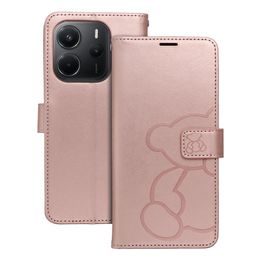 Etui Mezzo, Xiaomi Redmi Note 14 4G, wzór 4, różowe złoto