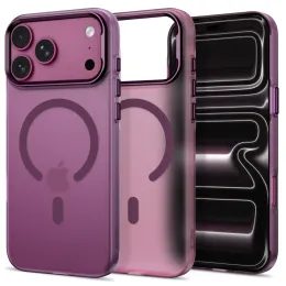 Tech-Protect MagZero MagSafe ümbris iPhone 17 Pro / 18 Pro – matt veinpunane