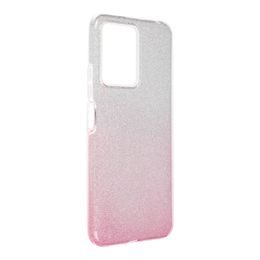 Obal Shining, Xiaomi Redmi Note 12 5G, strieborno ružový