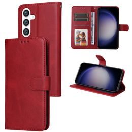 Etui magnetyczne, Samsung Galaxy S25, czerwone