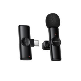 Borofone BFK16 Brezžični mikrofon USB-C, črn