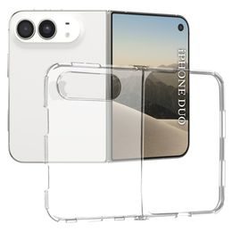 iPhone Duo silikona vāciņš – Techsuit Clear Silicone – caurspīdīgs