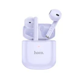 Hoco EW19 Plus Delighted bezdrátová Bluetooth sluchátka TWS, fialová