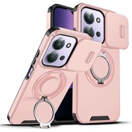 Camslide Stand калъф, Xiaomi Redmi 15C, розов