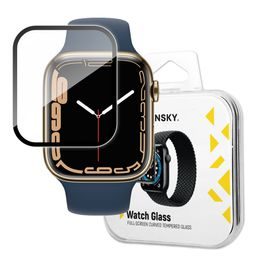 Wozinsky Watch Glass hybridné sklo, Apple Watch 7 / 8 (41 mm), čierne