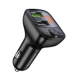 Borofone BC41 Eminency FM oddajnik MP3, Bluetooth, 2x USB, QC 3.0, 18W, črn