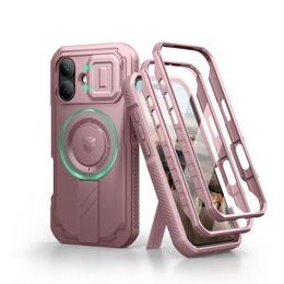 Dexnor MagSafe Kickstand Camprotector калъф iPhone 17, розов